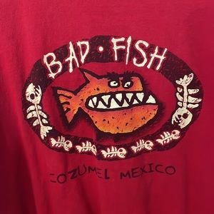 Mayan xl red Cozumel Mexico vacation souvenir t shirt